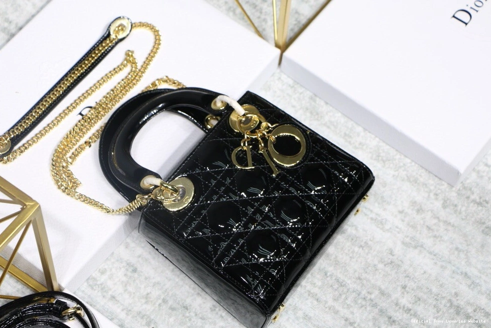 Tony Luxuries Cow Mini With diro leather patent Lady 0815